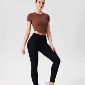 սպիտակ բռնկվող յոգայի շալվար RUXI